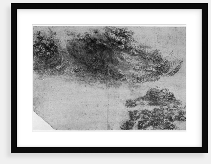Apocalyptic storm by Leonardo Da Vinci