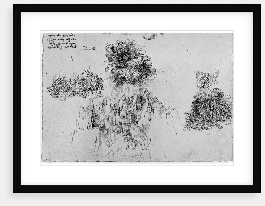 Sketch of the Last Judgement by Leonardo Da Vinci