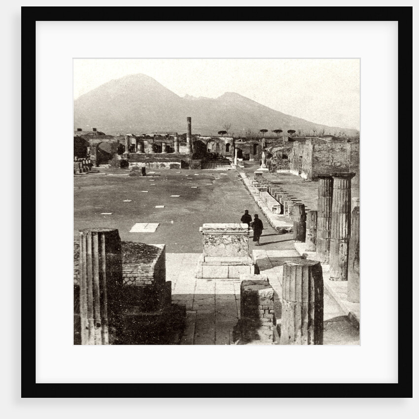 The forum of Pompeii, Italy by Anonymous