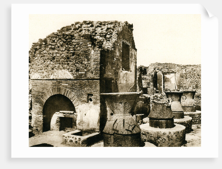 The bakery and mill, Pompeii, Italy by Anonymous
