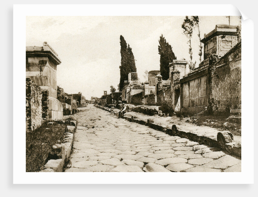 Via delle Tombe, Pompeii, Italy by Anonymous