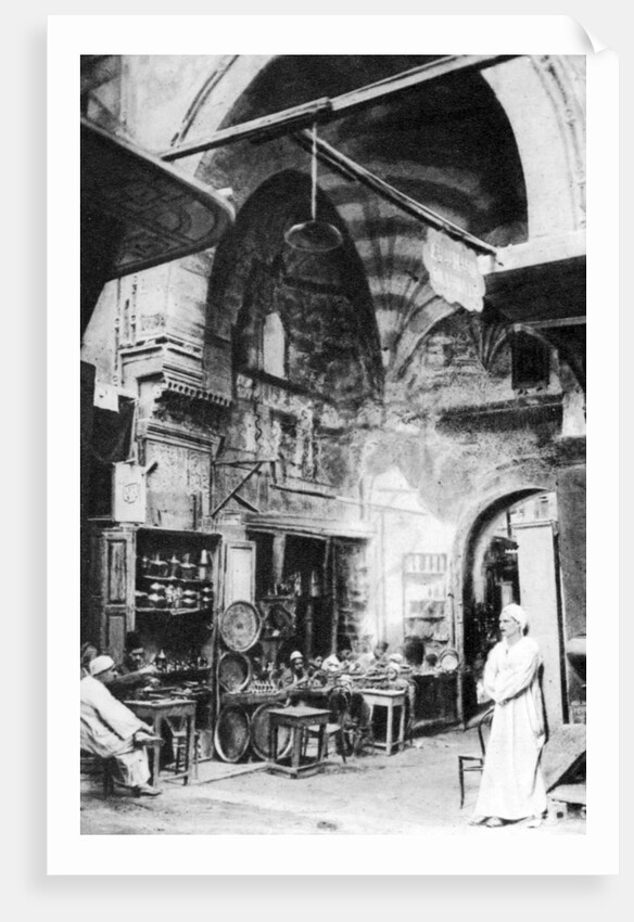 A bazaar in Cairo, Egypt by Anonymous