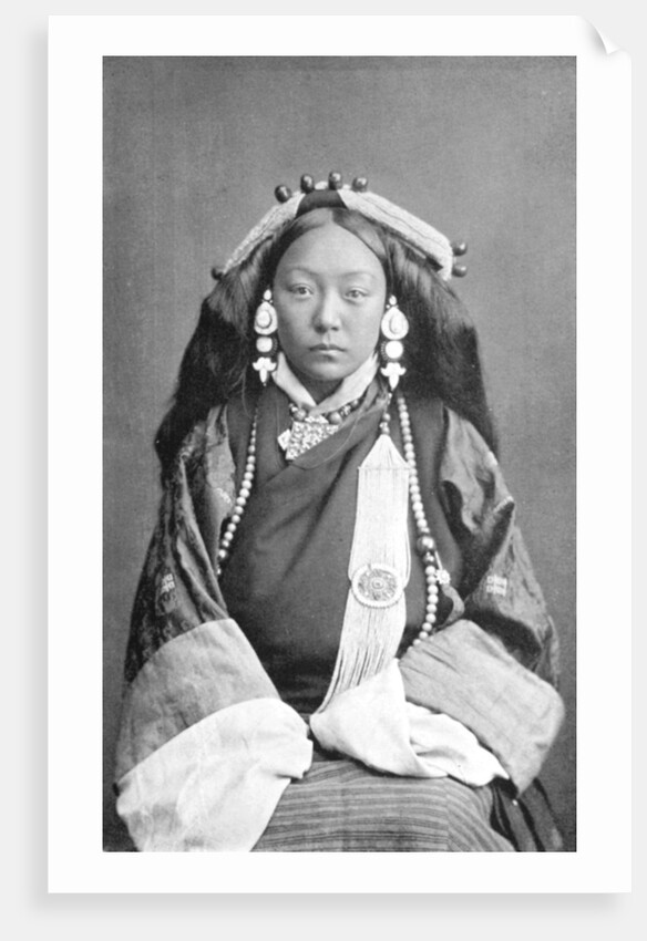 A Tibetan woman by Anonymous