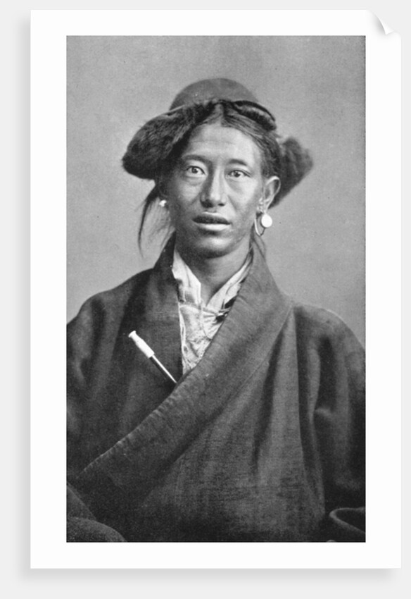 A Tibetan woman by Anonymous