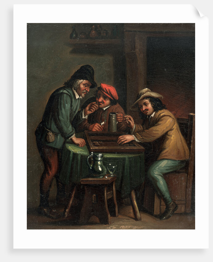 Backgammon Players by Anonymous