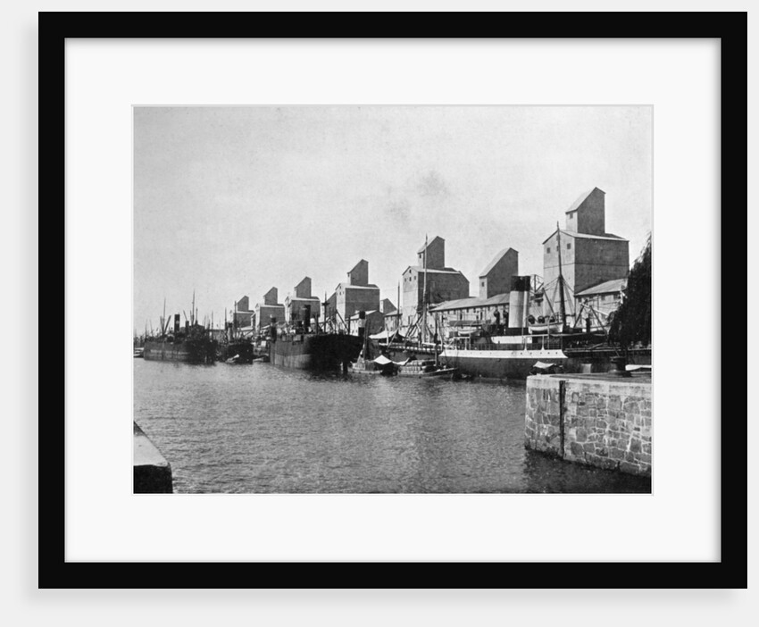 No 2 Dock and grain elevators, Buenos Aires, Argentina by Anonymous