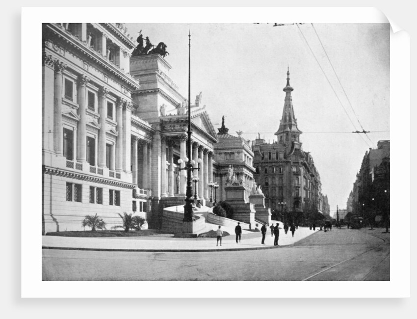 Congress Hall and Avenida Callao, Buenos Aires, Argentina by Anonymous