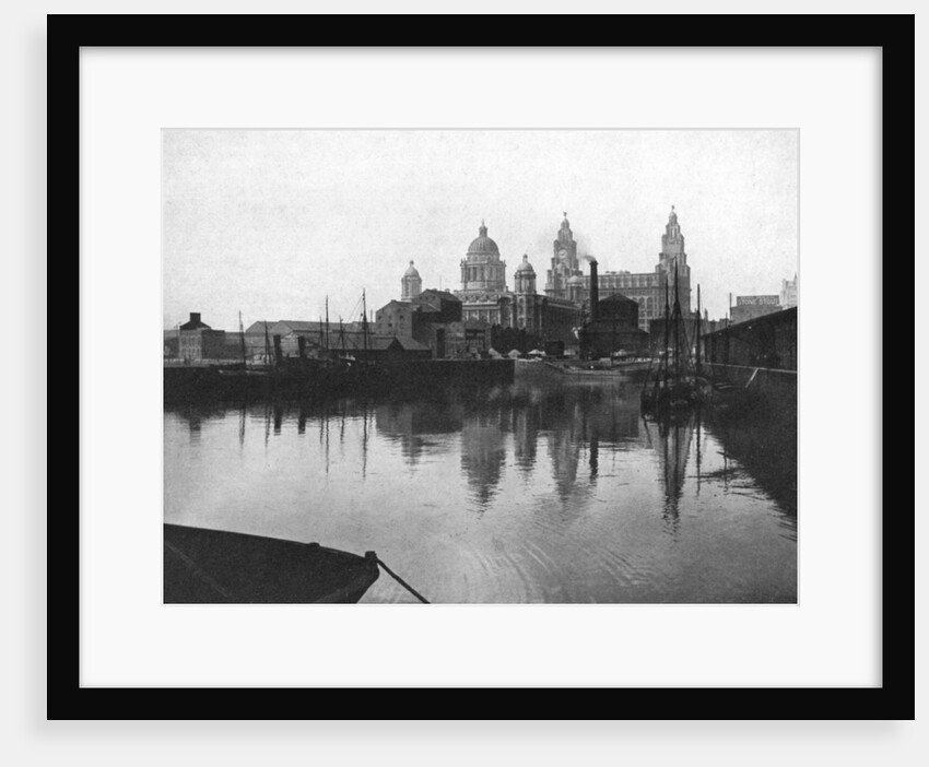 Canning Dock, Liverpool by Valentine & Sons