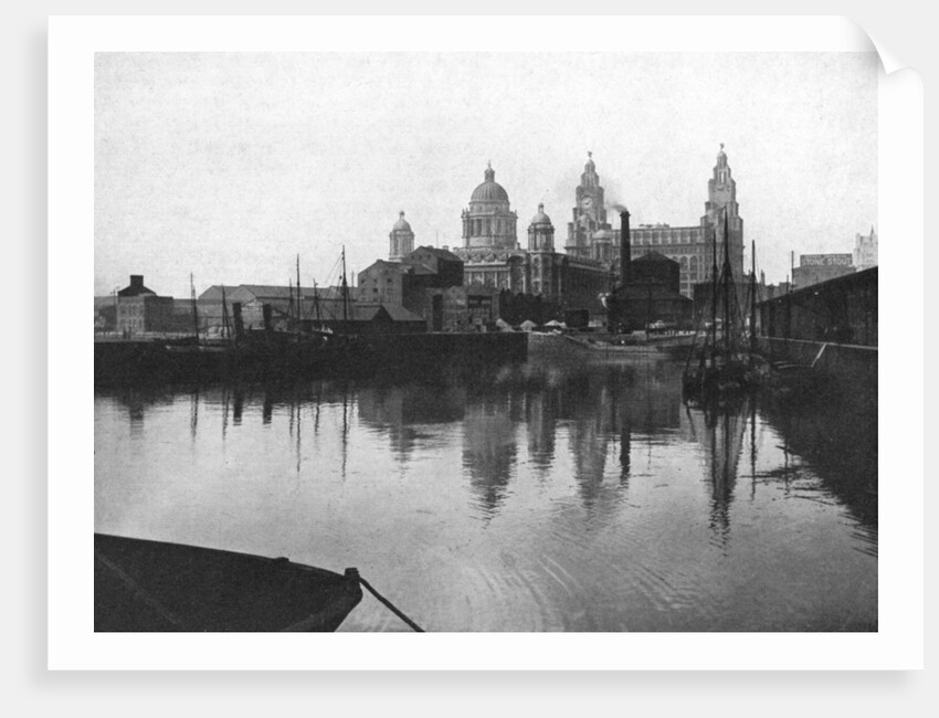 Canning Dock, Liverpool by Valentine & Sons