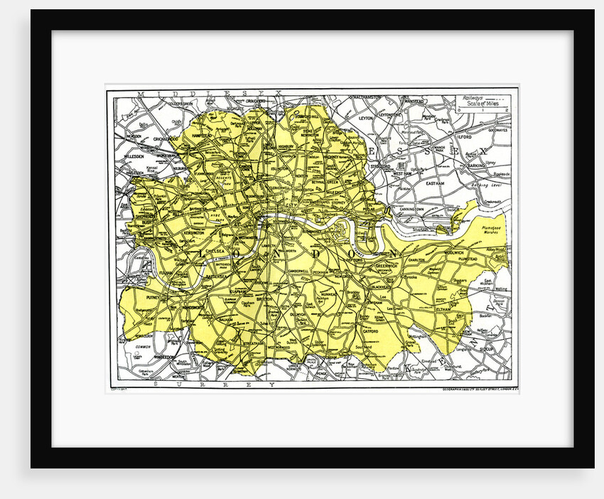 Map of London by Anonymous