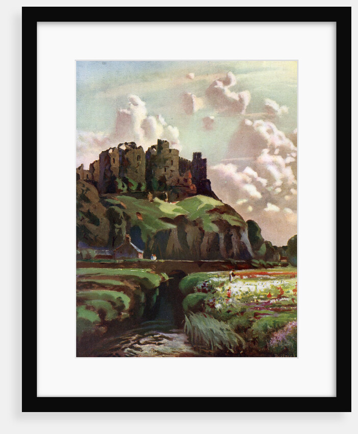 Harlech Castle, Merionethshire, Wales by Louis Burleigh Bruhl