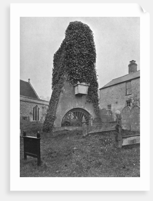 A tomb above ground, Pinner Churchyard, London by Valentine & Sons