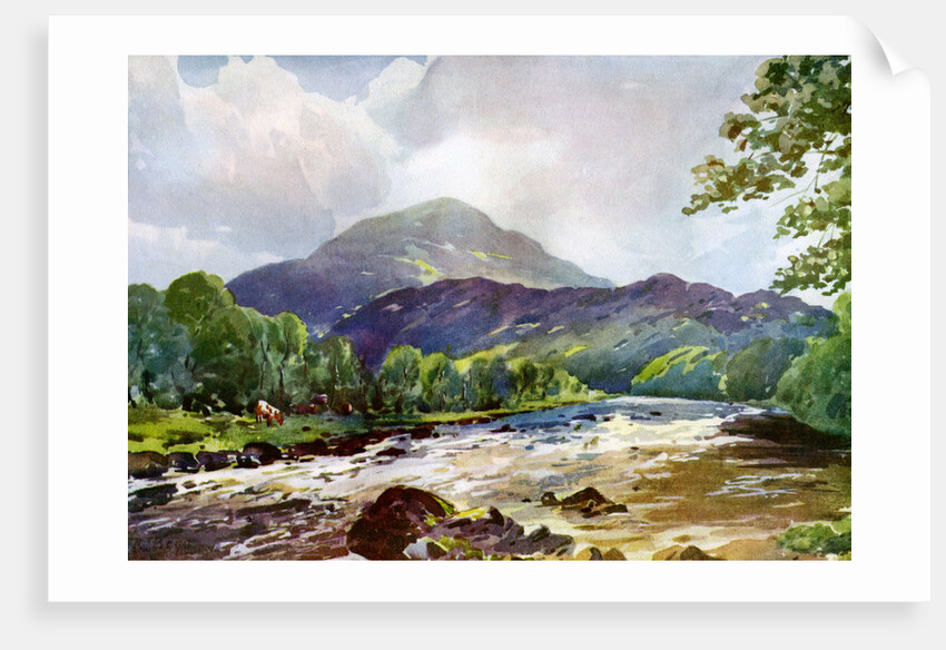 On the Teith near Callander, Perthshire by RJ Begg