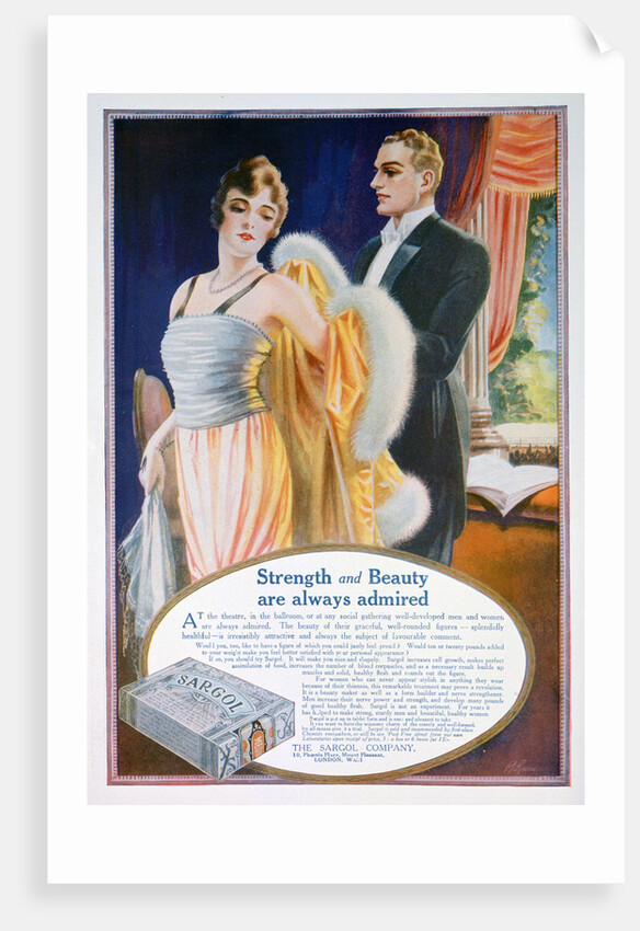 Advert for Sargol body shaping compound by Anonymous