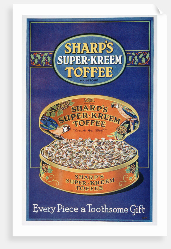 Advert for Sharp's Super-Kreem Toffee by Anonymous