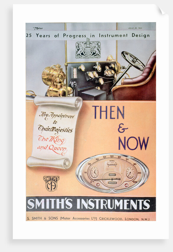 Advert for Smith's Car Instruments by Anonymous
