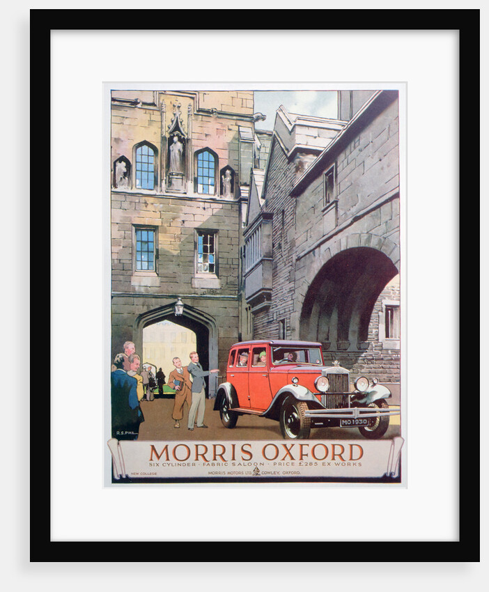 Advert for the Morris Oxford motor car by Anonymous