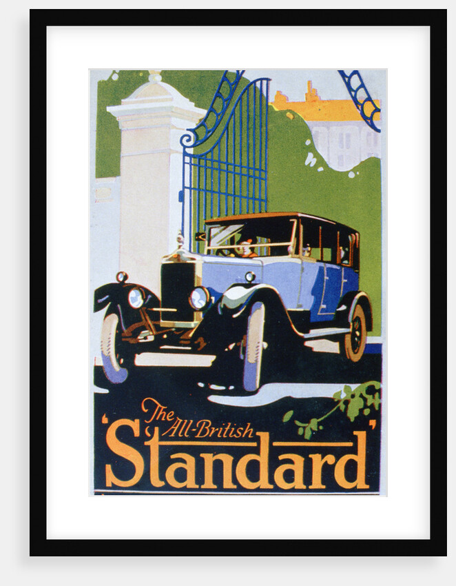 Advert for Standard motor cars by Anonymous