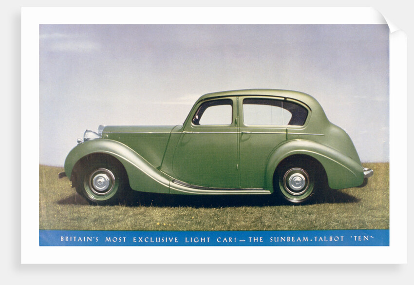 Sunbeam Talbot 'Ten' motor car by Anonymous