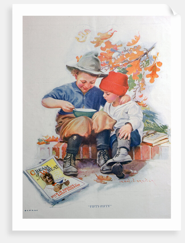 Advert for Cream of Wheat, American hot breakfast cereal by Anonymous