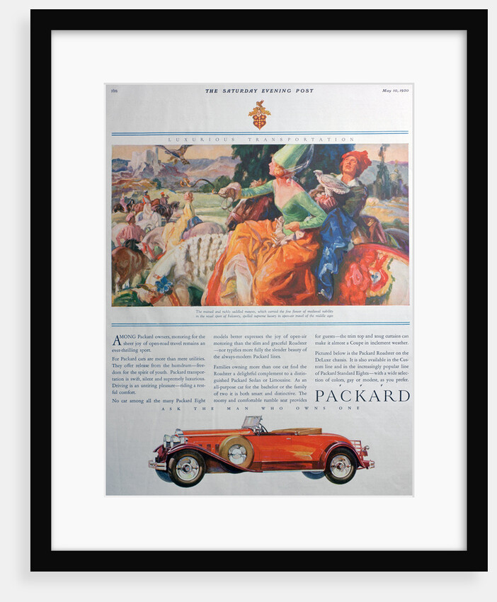 Packard car advert by Anonymous
