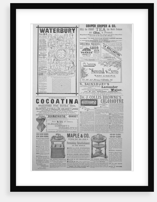 Advertising page from the Yuletide, Christmas annual by Anonymous