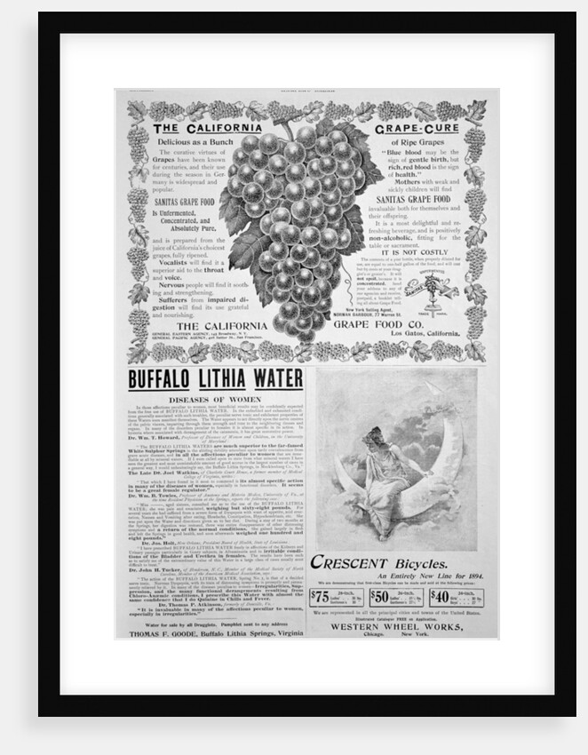 An advertising page in Harper's Bazar, Easter by Anonymous