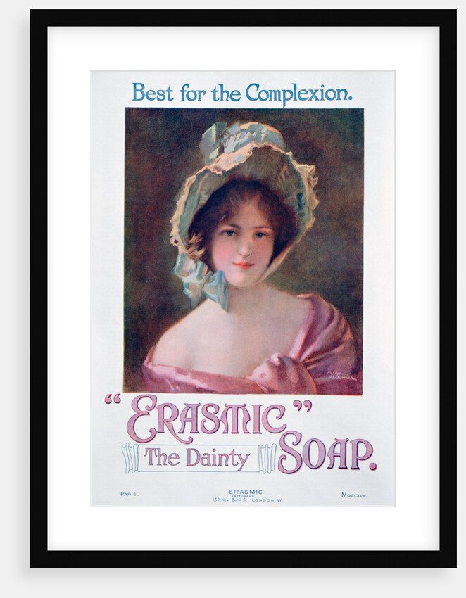 Advert for 'Erasmic' soap by Anonymous