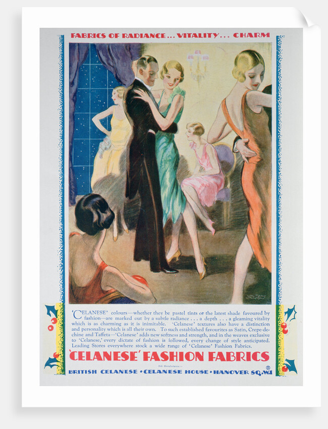 Advert for Celanese Fashion Fabrics by Anonymous