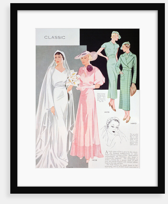 Fashion illustration by Anonymous