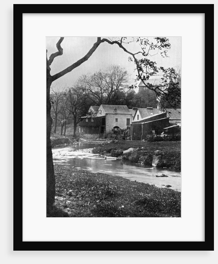 Old mill, Milngavie, East Dunbartonshire, Scotland by Valentine & Sons