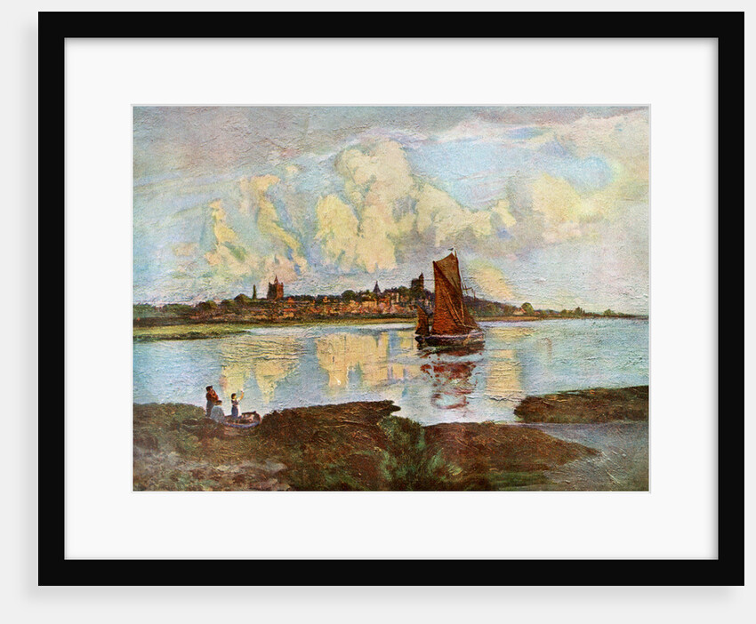 Maldon, from Heybridge, Essex by Louis Burleigh Bruhl
