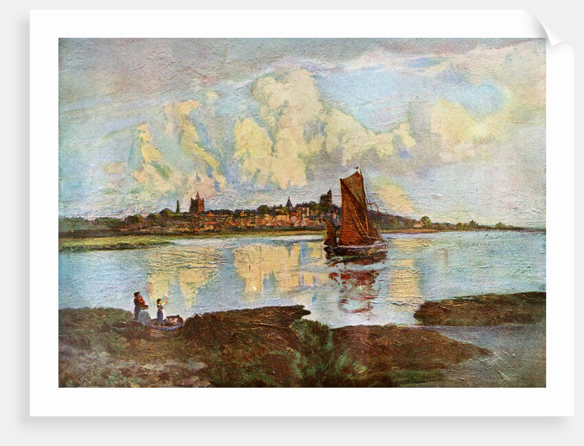 Maldon, from Heybridge, Essex by Louis Burleigh Bruhl