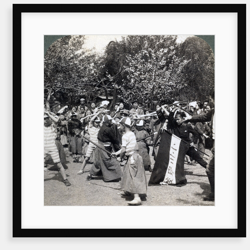 The warlike spirit of the Japanese youth, Tokyo, Japan by Underwood & Underwood