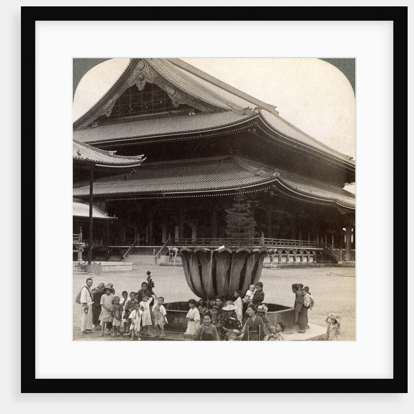 Main front of Higashi Hongan-ji, largest Buddhist temple in Japan, Kyoto by Underwood & Underwood