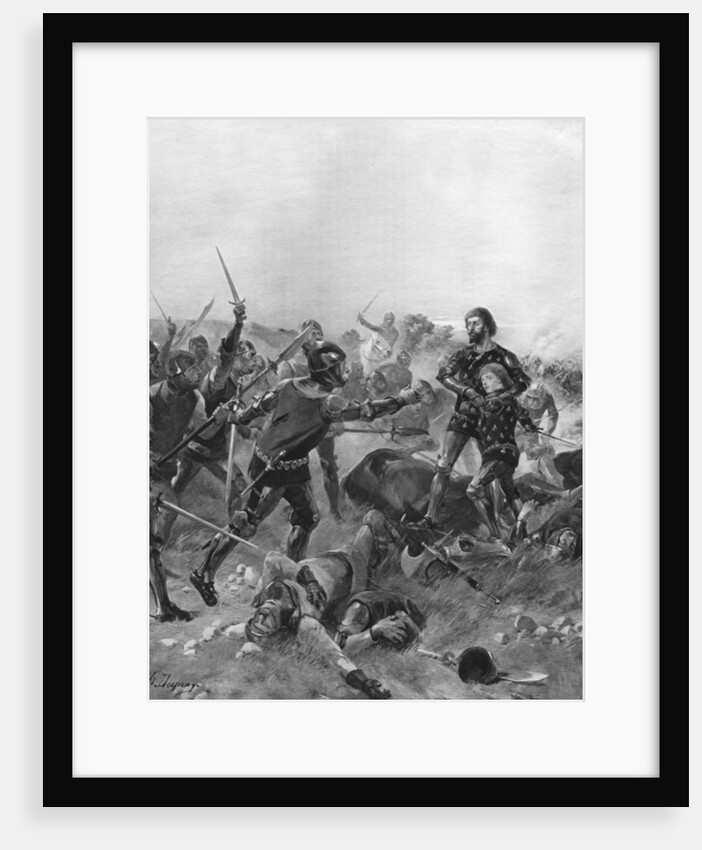 Battle of Poitiers, France by Anonymous