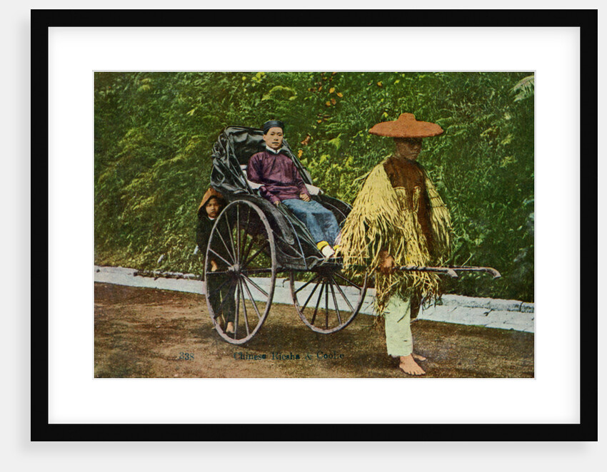 Chinese rickshaw by Anonymous