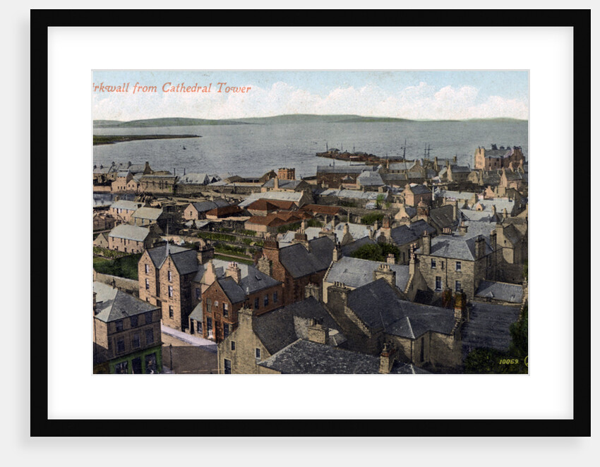 Kirkwall from the Cathedral tower, Orkney, Scotland by Anonymous