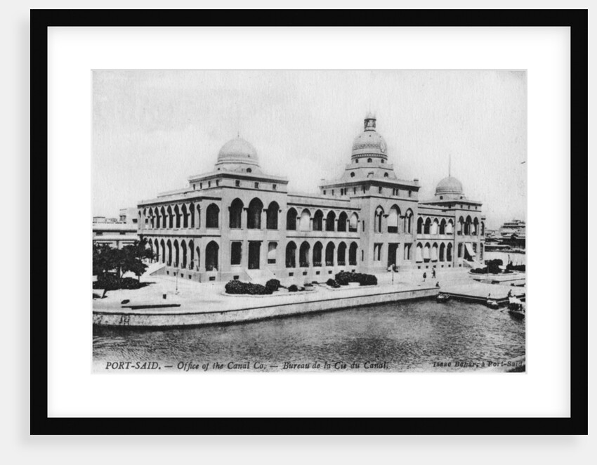 Offices of the Suez Canal Company, Port Said, Egypt by Isaac Behar