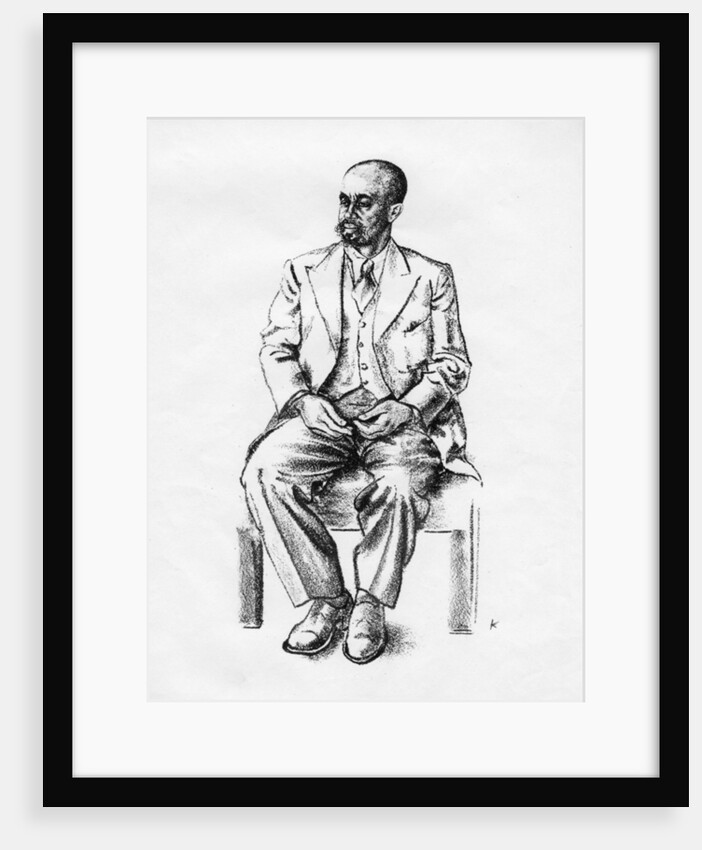 Bedjironde Tecle Hawariate, Ethiopian statesman by Edmond Xavier Kapp