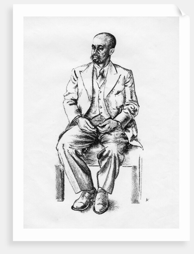 Bedjironde Tecle Hawariate, Ethiopian statesman by Edmond Xavier Kapp