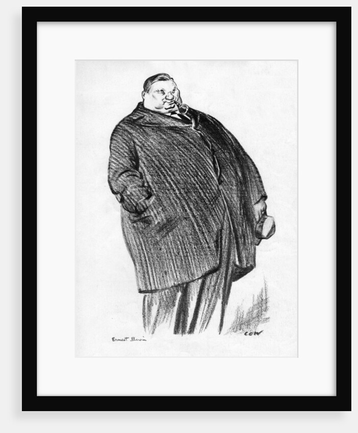 Ernest Bevin, British Labour politician by Anonymous