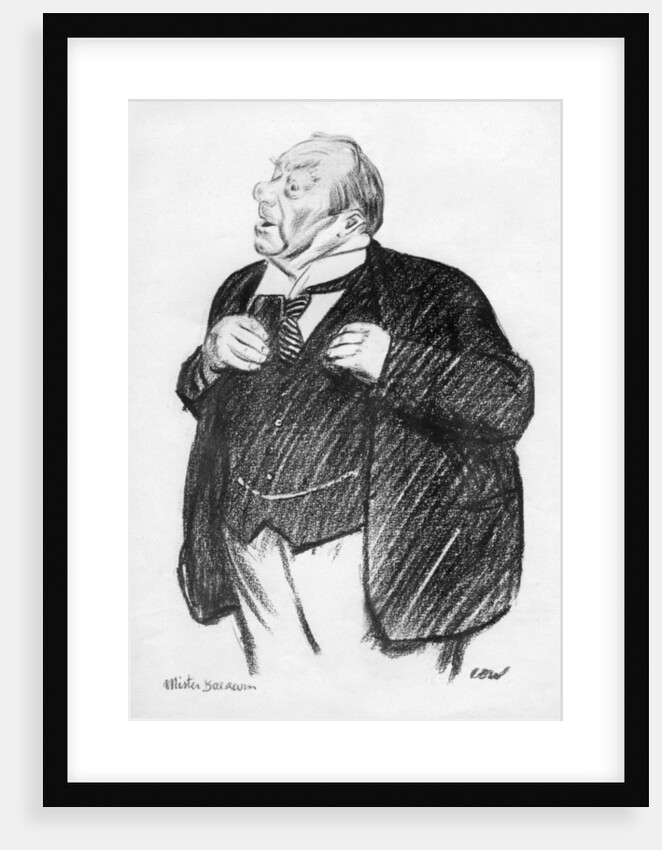 Stanley Baldwin, British Conservative politician by Anonymous