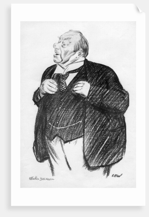 Stanley Baldwin, British Conservative politician by Anonymous