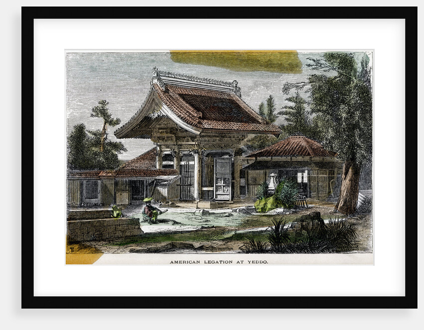 American legation at Yeddo (Edo), Japan by Richardson