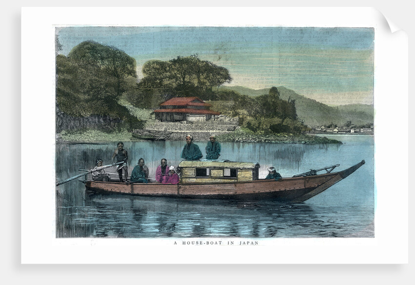 A house-boat in Japan by Anonymous