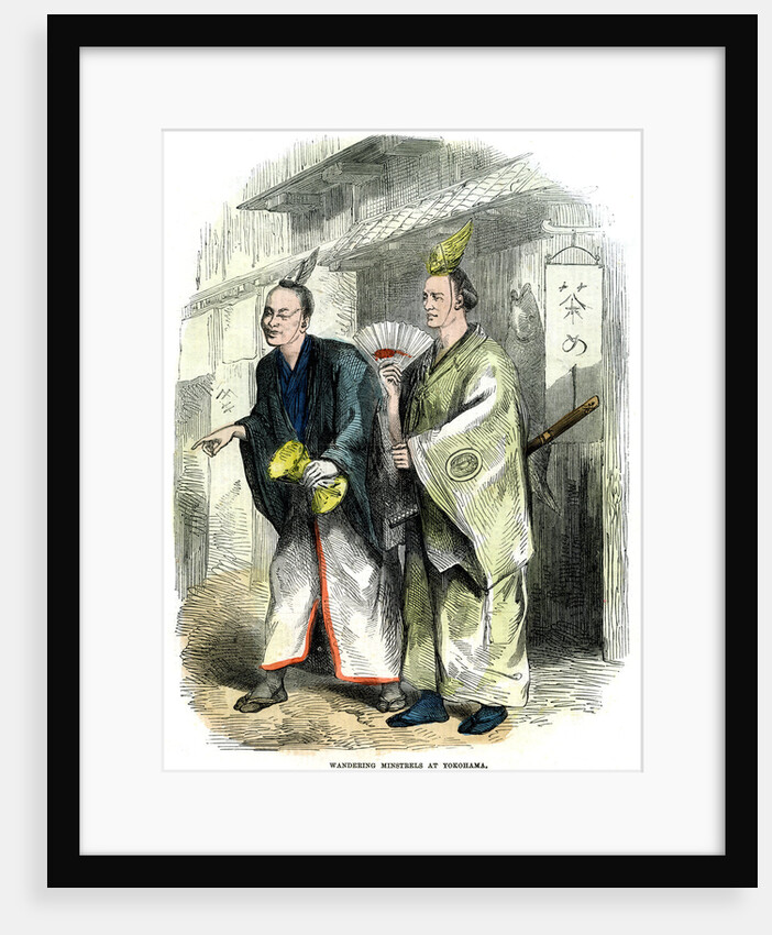 Wandering minstrels at Yokohama by Anonymous