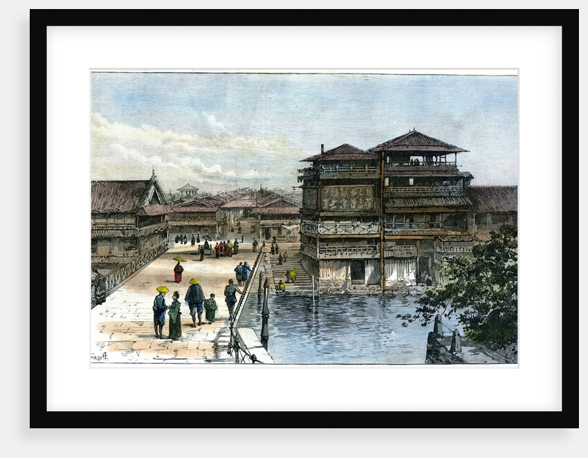 Yebisu Bashi, Osaka, Japan by A Forsyth