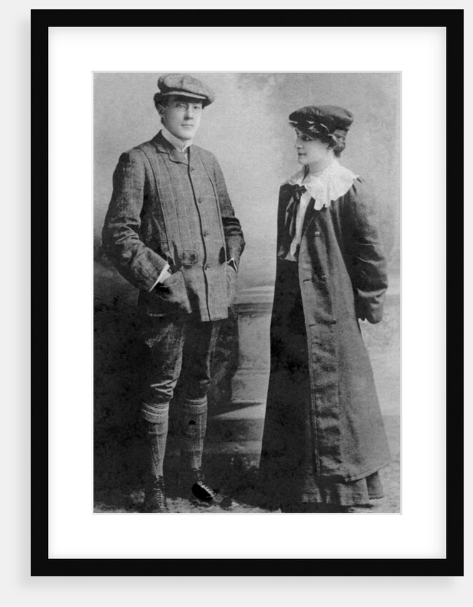 Mabel Hackney and Laurence Irving by J Beagles & Co