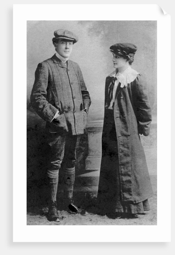 Mabel Hackney and Laurence Irving by J Beagles & Co